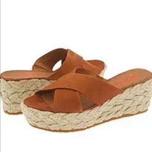 KORS MichaelKors Brielle Luggage Nubuck Espadrille